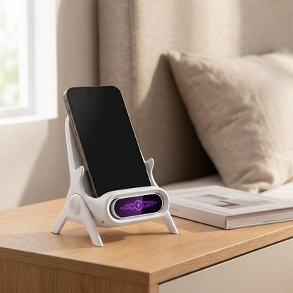 Wireless Charger Stand with Mini Chair Design
