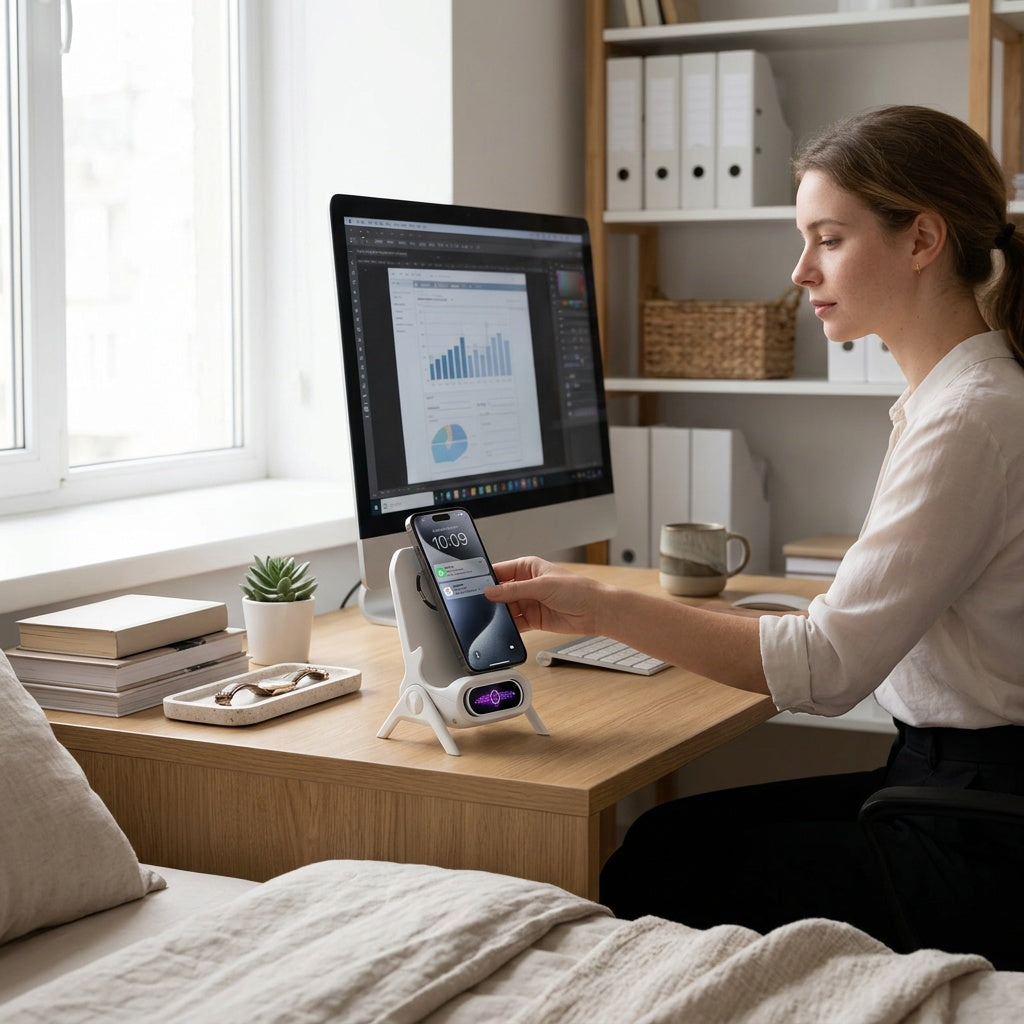 All-in-one desk solution